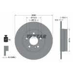 TEXTAR Arka Fren Diski – 92072703