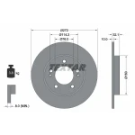 TEXTAR Arka Fren Diski – 92291703 / OEM 58411G4300