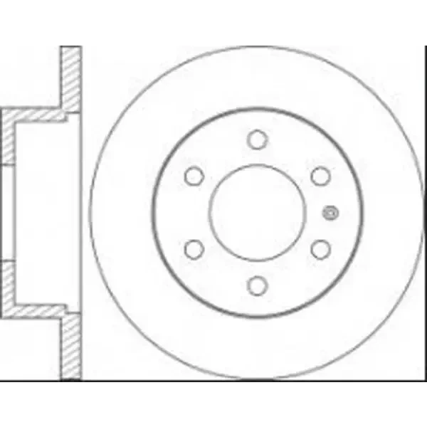 Braxis Arka Fren Diski – AE1017 / OEM A9104230300