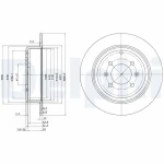 Delphi Arka Fren Diski – BG2873