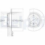 Delphi Arka Fren Diski – BG3044