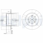 Delphi Arka Fren Diski – BG3141
