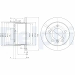 Delphi Arka Fren Diski – BG3235