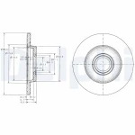Delphi Arka Fren Diski – BG3416