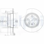 Delphi Arka Fren Diski – BG3629