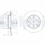 Delphi Arka Fren Diski – BG3653