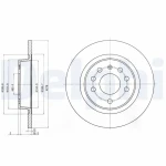 Delphi Arka Fren Diski – BG3731C