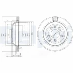 Delphi Arka Fren Diski – BG3775C