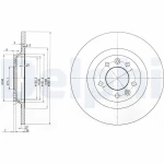 Delphi Arka Fren Diski – BG3836