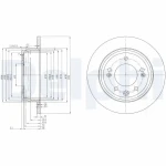 Delphi Arka Fren Diski – BG4082C