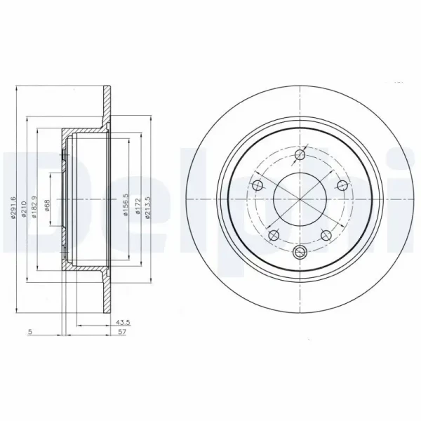 Delphi Arka Fren Diski – BG4108C