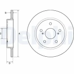 Delphi Arka Fren Diski – BG4183C
