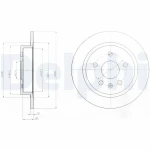 Delphi Arka Fren Diski – BG4188