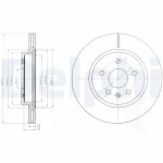 Delphi Arka Fren Diski – BG4190