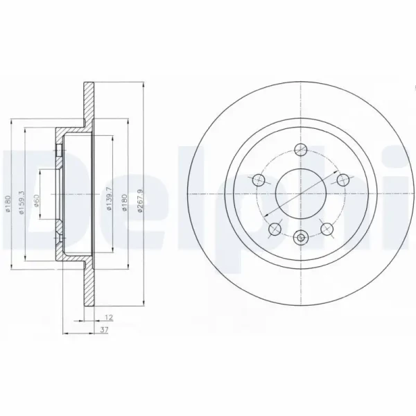Delphi Arka Fren Diski – BG4199C