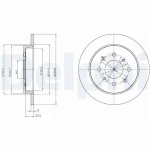 Delphi Arka Fren Diski – BG4334C