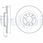 Delphi Arka Fren Diski – BG4662C