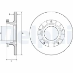 Delphi Arka Fren Diski – BG4673