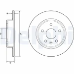 Delphi Arka Fren Diski – BG4761C