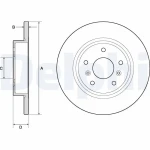 Delphi Arka Fren Diski – BG4807C