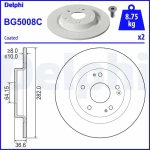 Delphi Arka Fren Diski – BG5008C / OEM 42510TGNG00