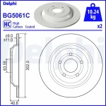 Delphi Arka Fren Diski – BG5061C
