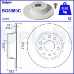 Delphi Arka Fren Diski – BG5089C