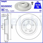 Delphi Arka Fren Diski – BG5095C / OEM A247423021207