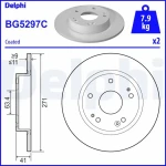 Delphi Arka Fren Diski – BG5297C / OEM JX612A315AEA