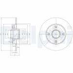 Delphi Arka Fren Diski – BG9021RS