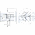 Delphi Arka Fren Diski – BG9029RS