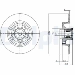 Delphi Arka Fren Diski – BG9112RS