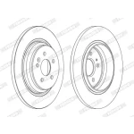 Ferodo Arka Fren Diski – DDF1099C / OEM A1634230212