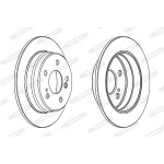 Ferodo Arka Fren Diski – DDF122 / OEM A2014231112