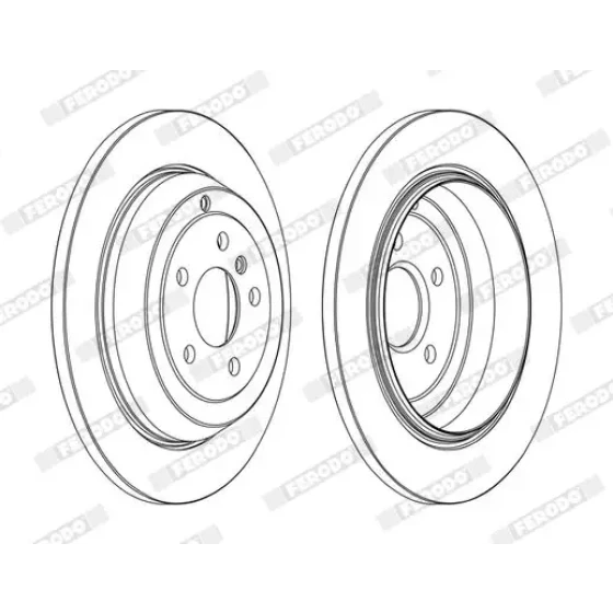 Ferodo Arka Fren Diski – DDF1530C / OEM A1644231212 ürün görseli