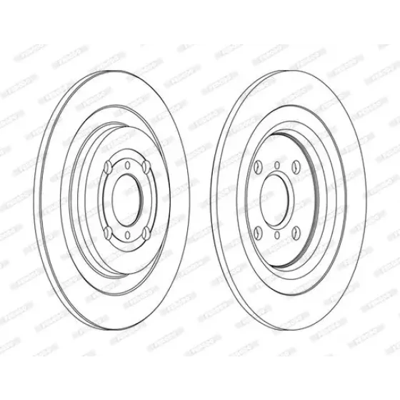 Ferodo Arka Fren Diski – DDF1588C / OEM 424310D060000 ürün görseli