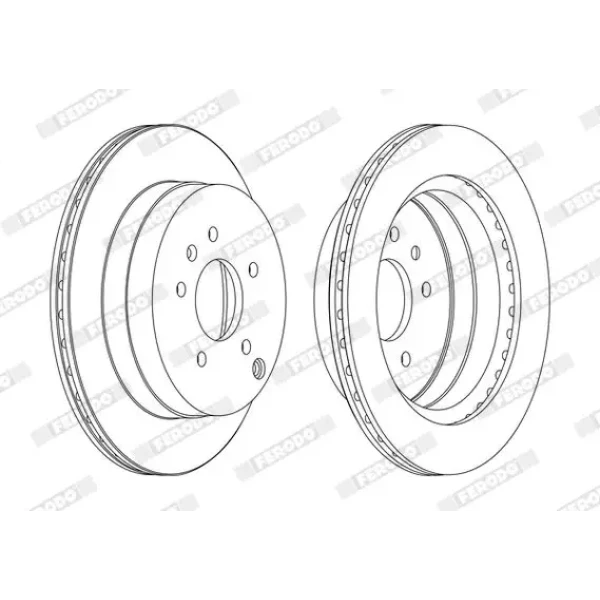 Ferodo Arka Fren Diski – DDF1660C