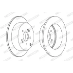 Ferodo Arka Fren Diski – DDF1671C / OEM 584112B000