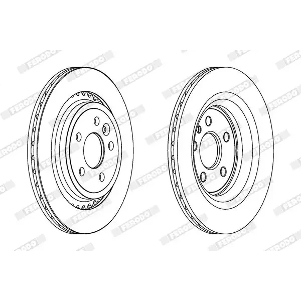 Ferodo Arka Fren Diski – DDF1681C