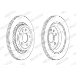 Ferodo Arka Fren Diski – DDF1802C / OEM 31410569