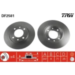 TRW Arka Fren Diski – DF2581