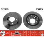 TRW Arka Fren Diski – DF2705