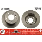 TRW Arka Fren Diski – DF4088S