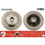 TRW Arka Fren Diski – DF4227BS