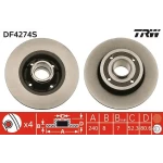 TRW Arka Fren Diski – DF4274S