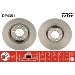 TRW Arka Fren Diski – DF4351
