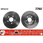 TRW Arka Fren Diski – DF4372