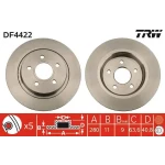 TRW Arka Fren Diski – DF4422