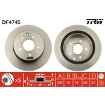 TRW Arka Fren Diski – DF4745