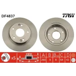 TRW Arka Fren Diski – DF4837